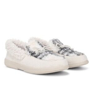 Vionic Women's Claribel Orthotic Supportive Slipper In Cream Size 9 NWT